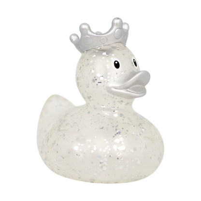 Canard Argent Couronne Pailleté