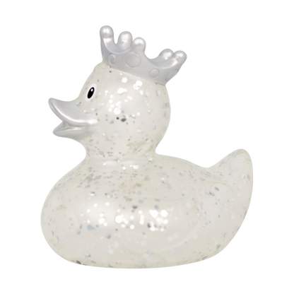 Silver Duck Glitter Crown