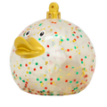 Canard Boule de Noël Pailleté