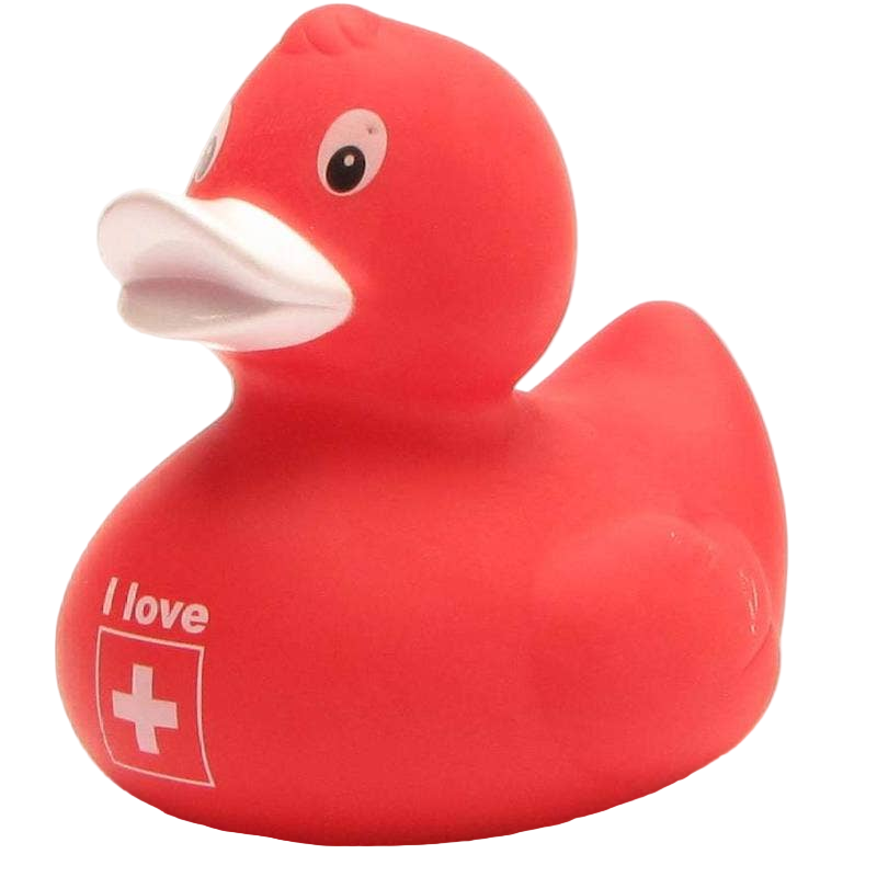 Ente, ich liebe die Schweiz