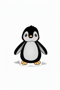 Autocollant pingouin