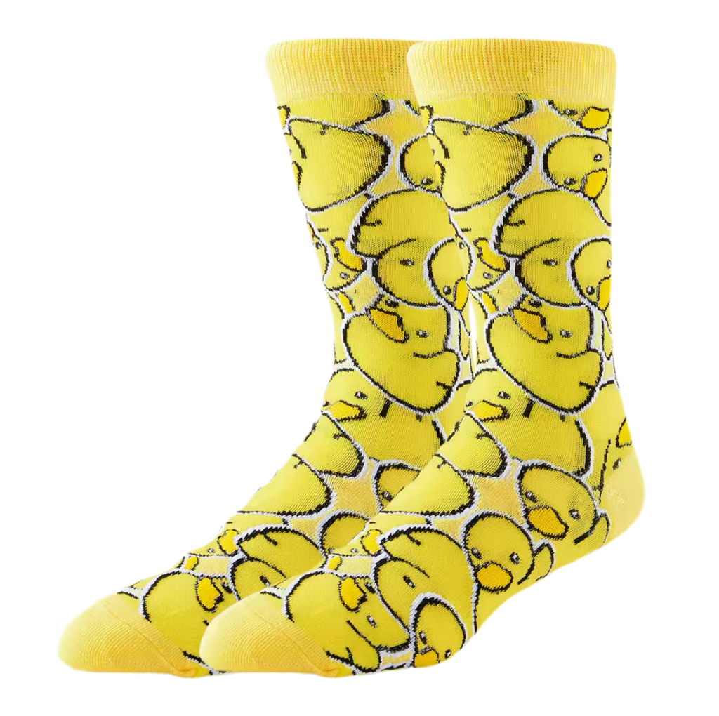 Gelbe Entensocken