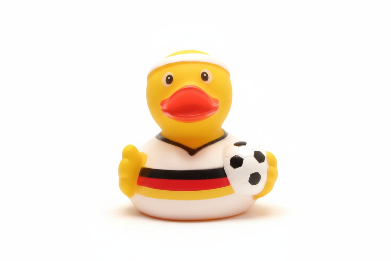 Trikot der deutschen Fußballmannschaft „Duck“