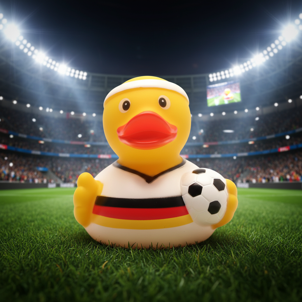 Trikot der deutschen Fußballmannschaft „Duck“