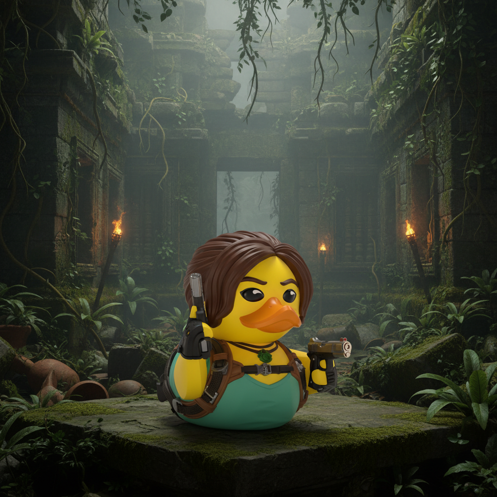 Canard Tomb Raider: Lara Croft 30th Anniversary TUBBZ (Collector's Edition) - vue 9