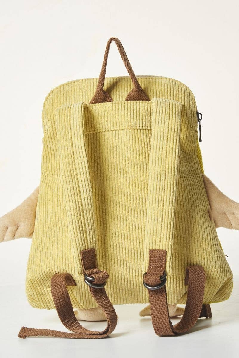 Sac à Dos Poussin en Crochet – Jaune