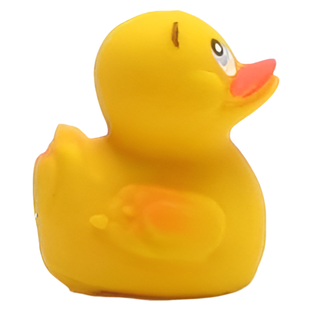 Kleine gelbe Ente