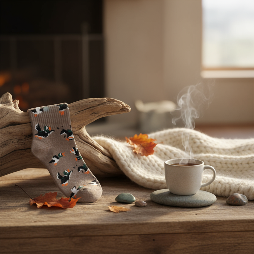 Chaussettes Canards Colvert Pixel