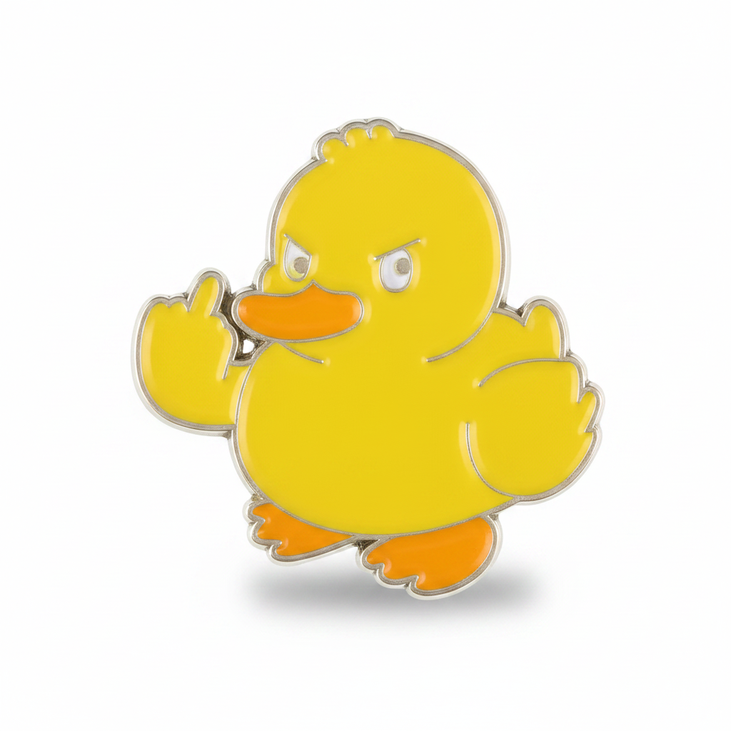 Pins Canard Jaune Duck Off