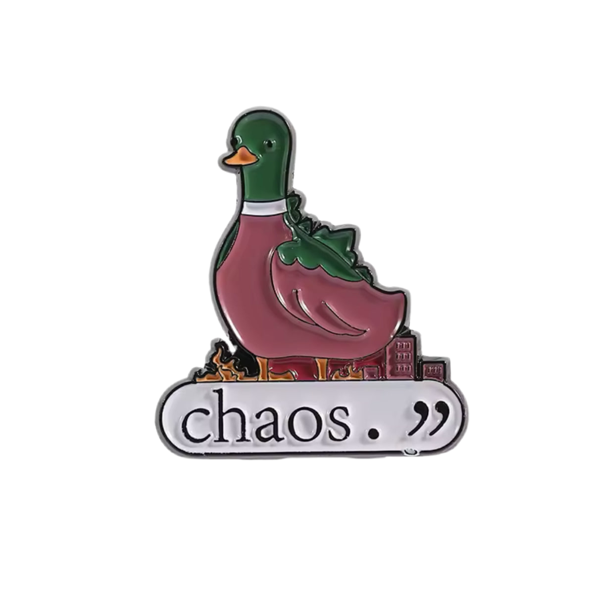 Chaos-Stockenten-Anstecknadel.''