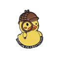Yellow Duck Pins "Trust me I'm a Ducktective"