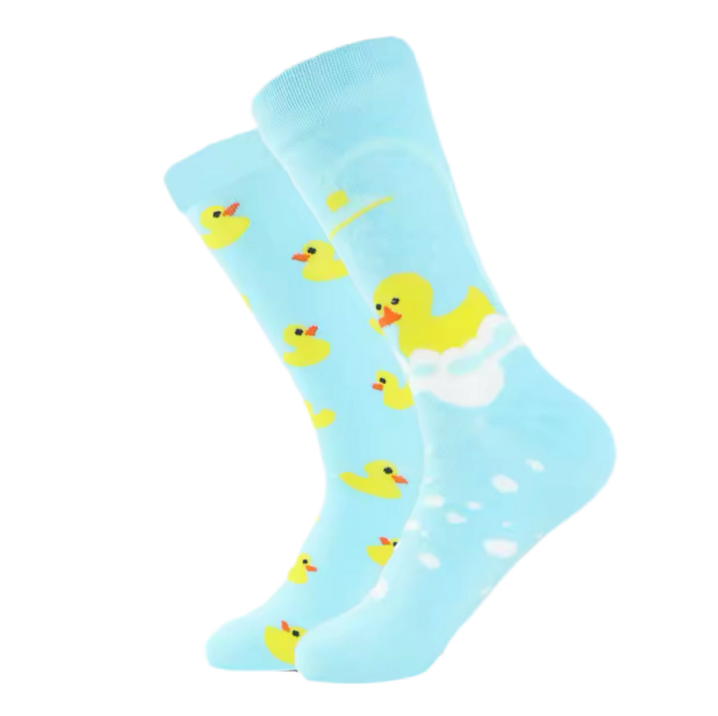 Mismatched Rubber Duck Socks