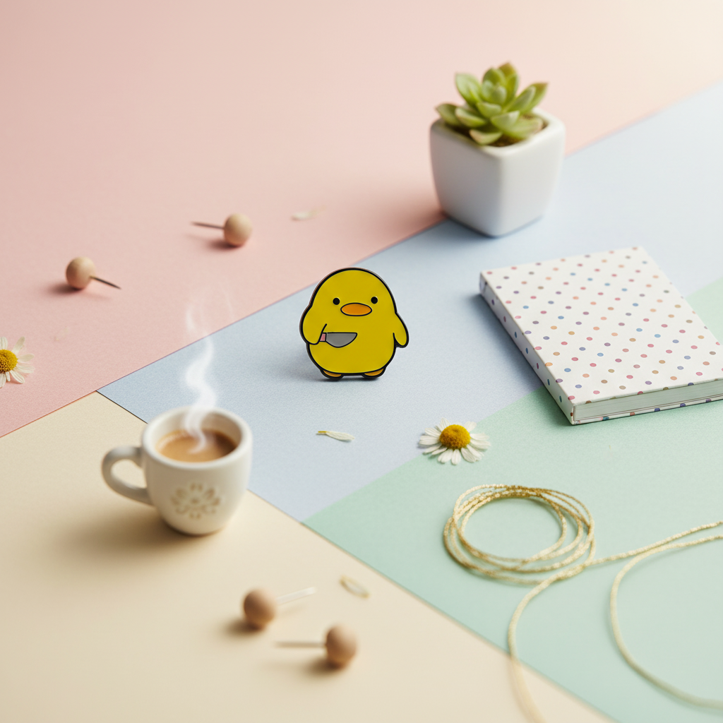 Yellow Duck Pines Knife