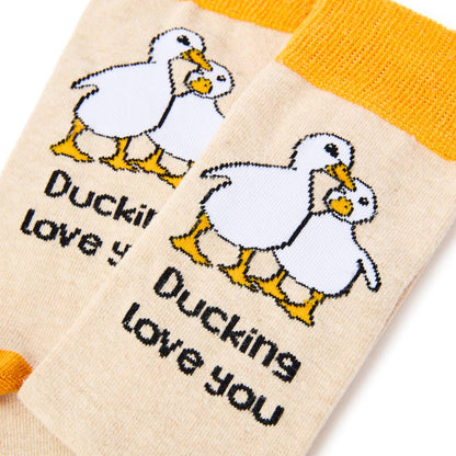 Chaussettes Canard "Ducking Love You"