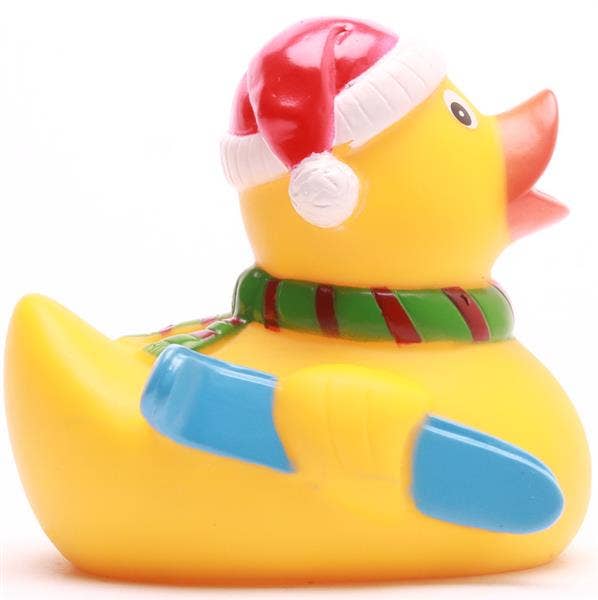 Christmas Skiing Duck