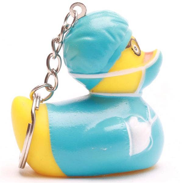 Porte-clés canard Chirurgien