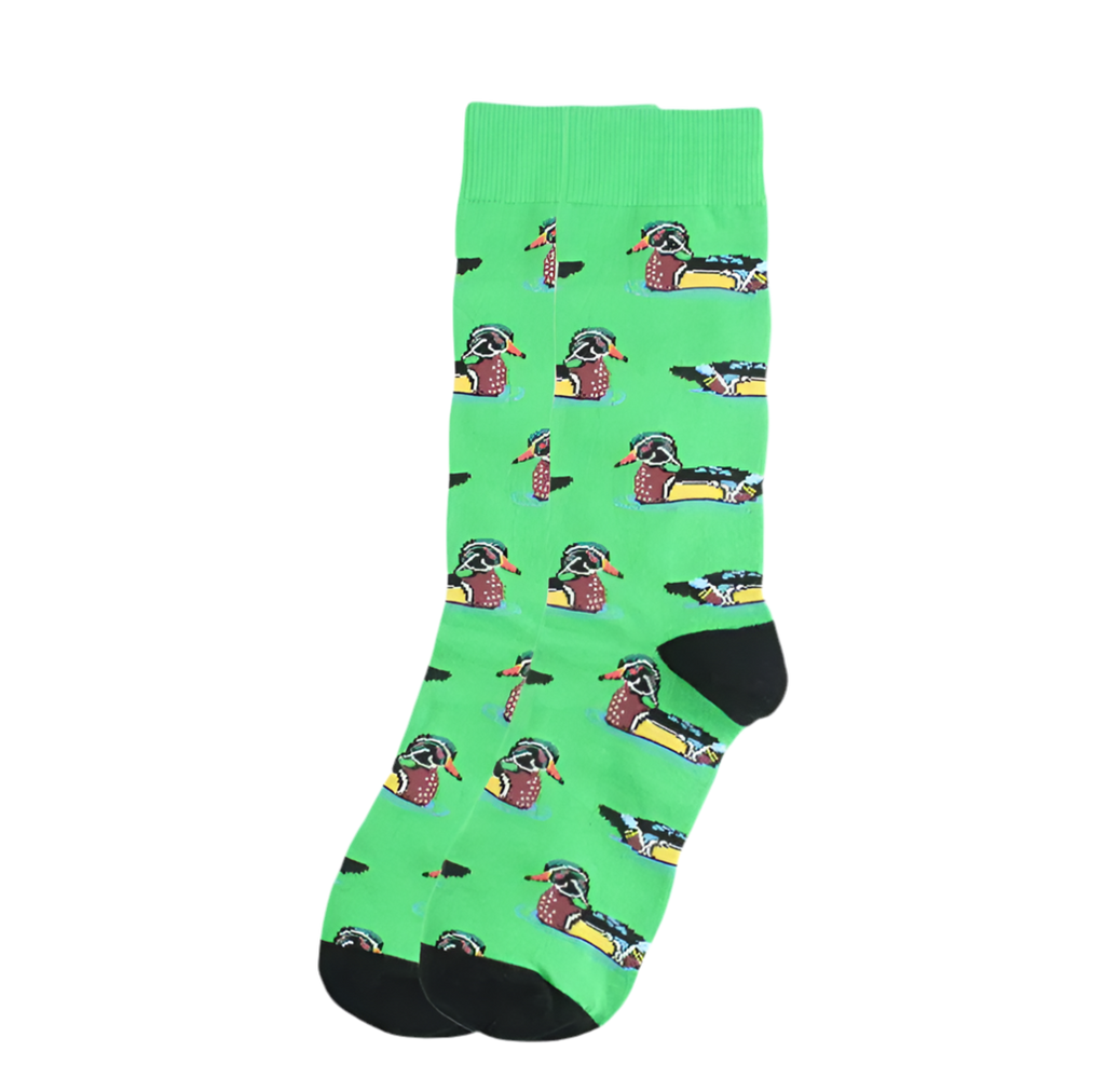 Fluoreszierende Stockenten-Socken