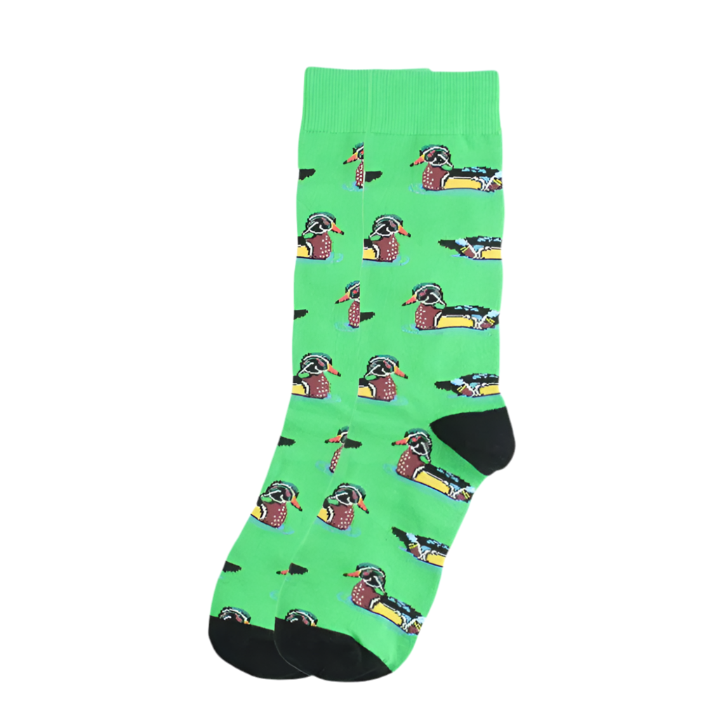 Fluoreszierende Stockenten-Socken