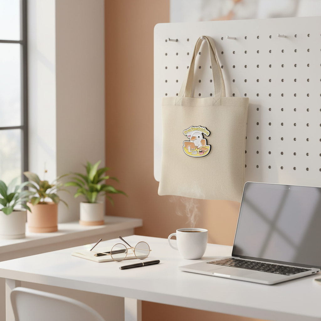 Weiße Entennadel "ProDucktive"