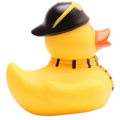 Canard Supporter de Foot Jaune et Noir