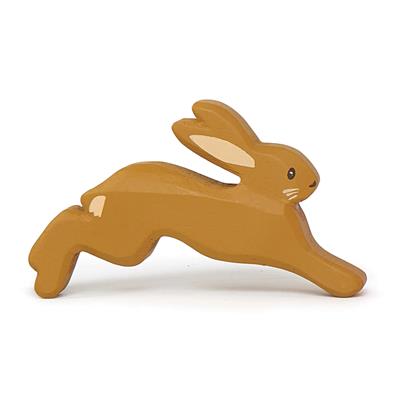 Figurine en Bois Animal De Forét - Lièvre