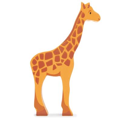 Figurine en Bois Animal De Safari - Girafe
