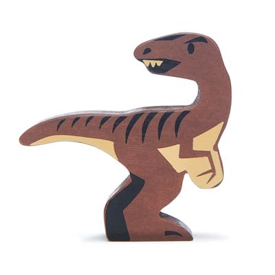 Figurine en Bois Dinosaure - Velociraptor
