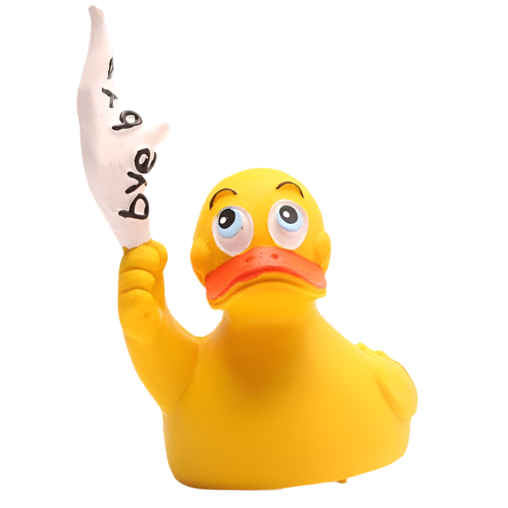 Ente auf Wiedersehen