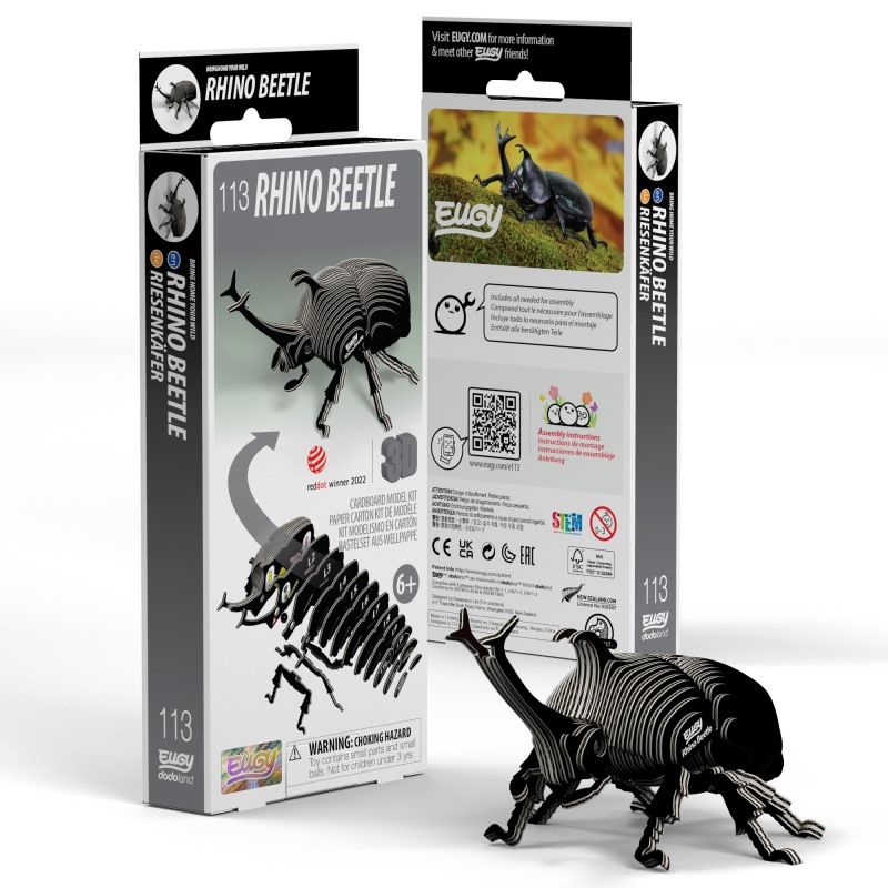 EUGY 3D - Scarabée Rhinocéros
