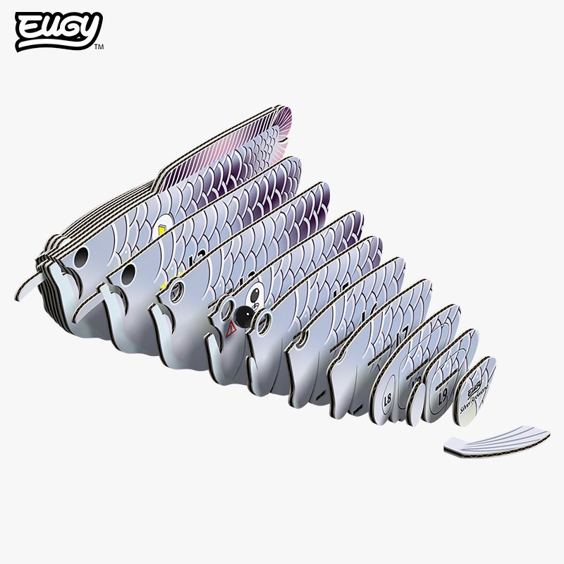EUGY 3D - Arowana Argenté