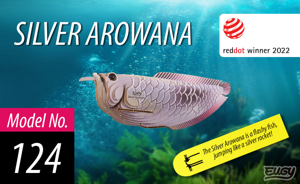 EUGY 3D - Arowana Argenté