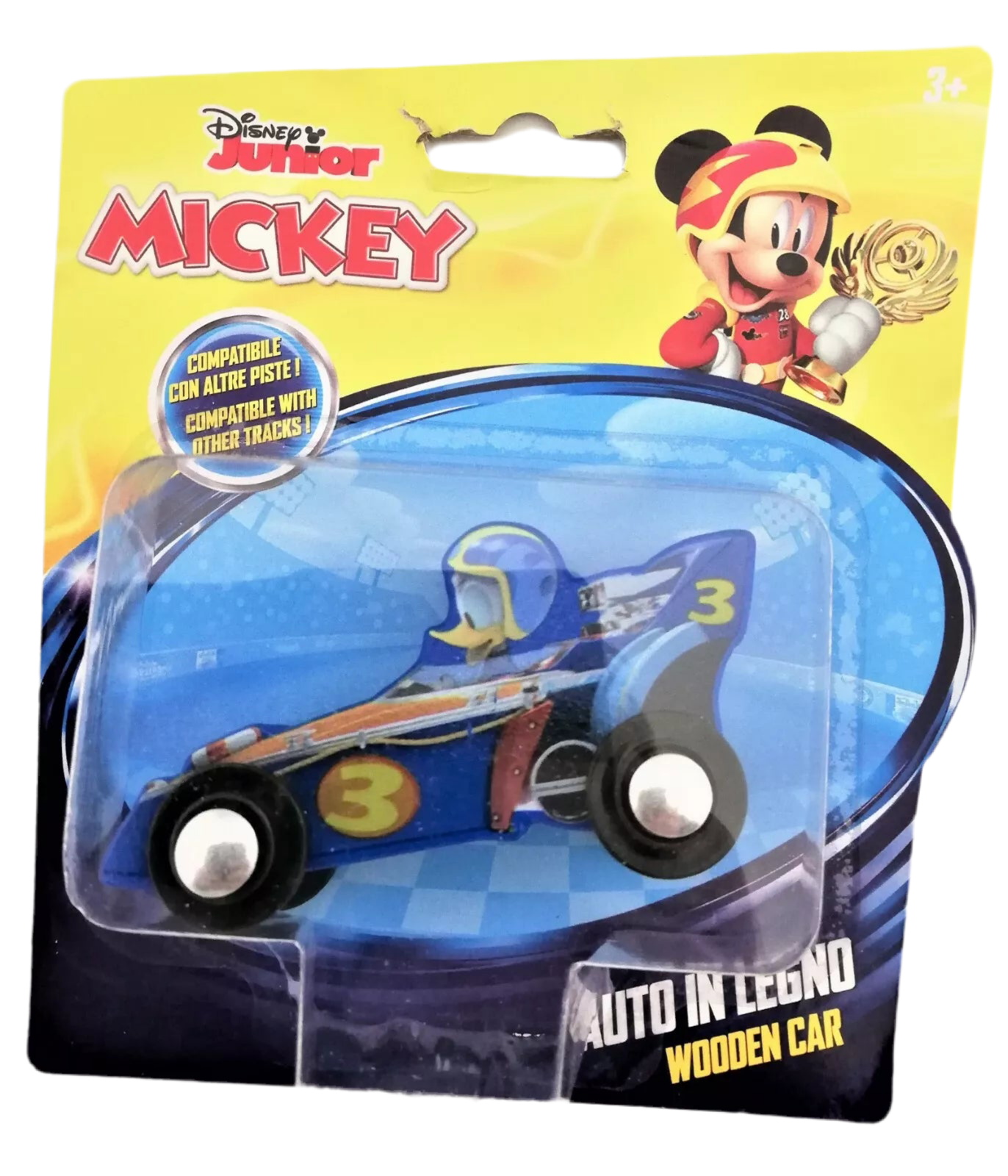 Voiture en bois de Course Donald Duck