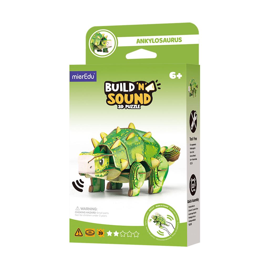 Puzzle 3D Construction - Ankylosaure