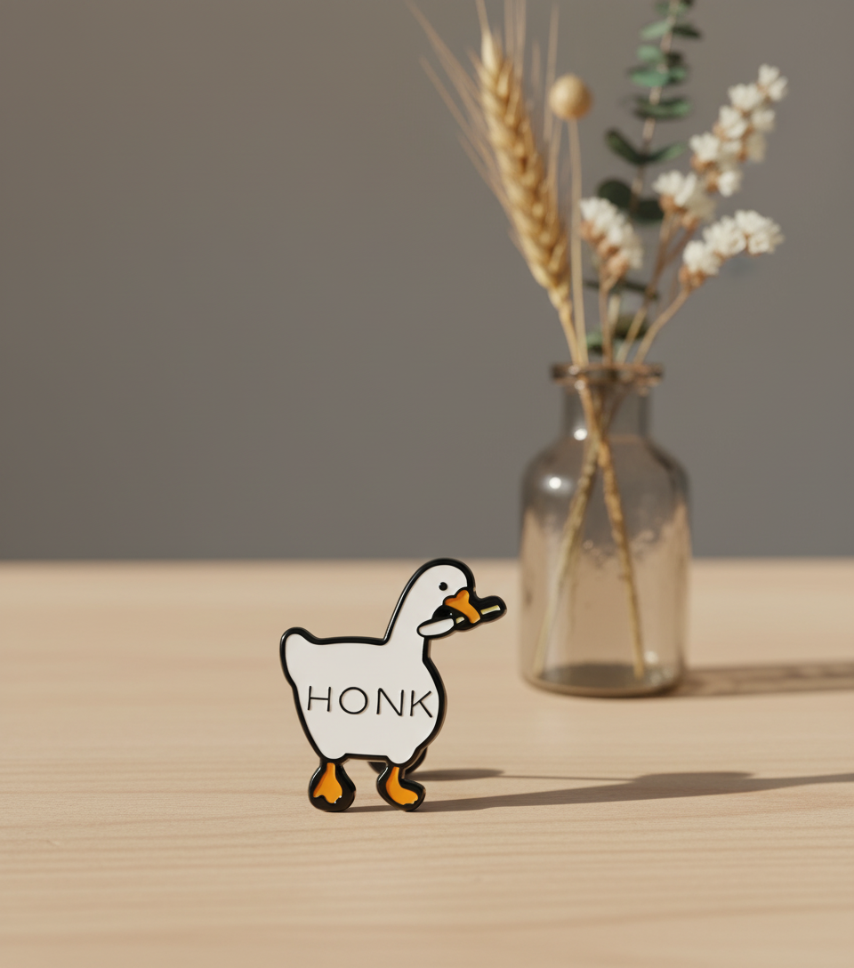 Goose Pin with "Honk" Knife