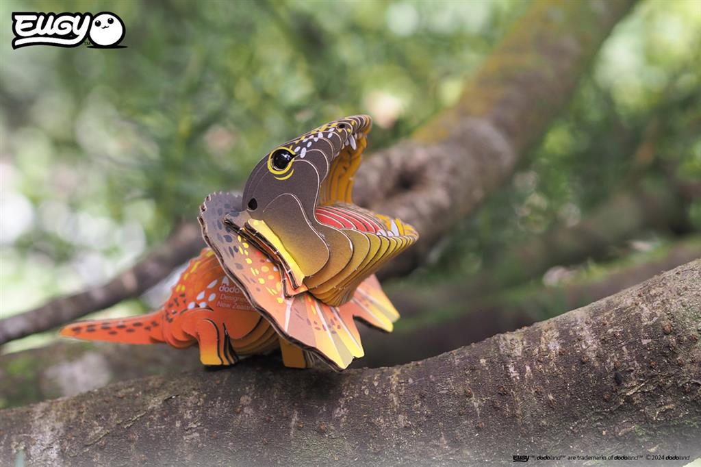 EUGY 3D - Lézard à collerette