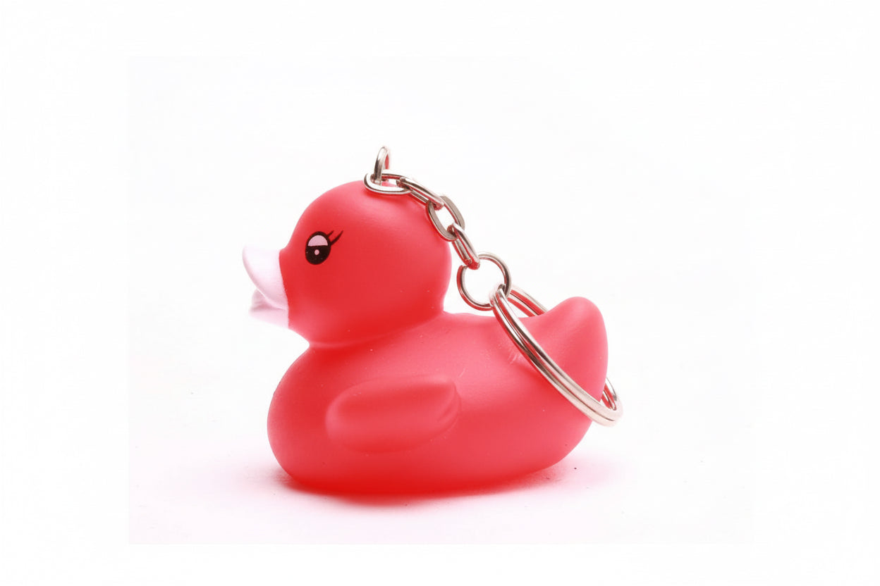 Schlüsselanhänger mit roter Ente