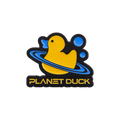 Gelbe Entennadel "Planet Duck"
