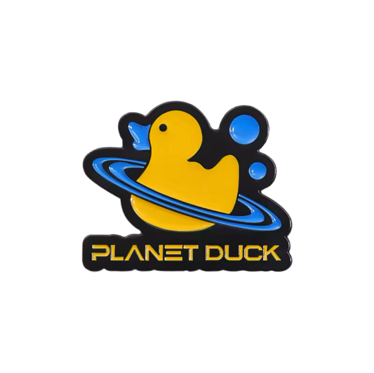 Gelbe Entennadel "Planet Duck"