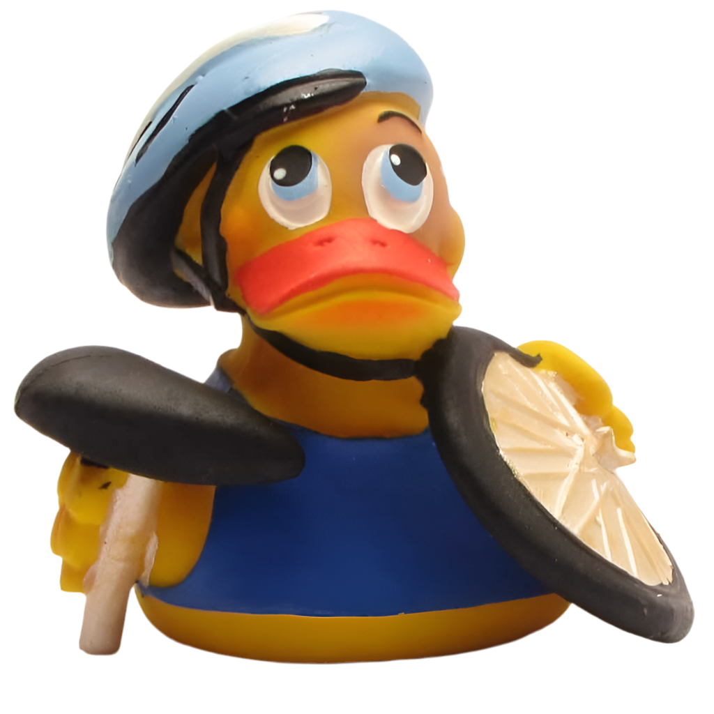 Ente Radfahrer