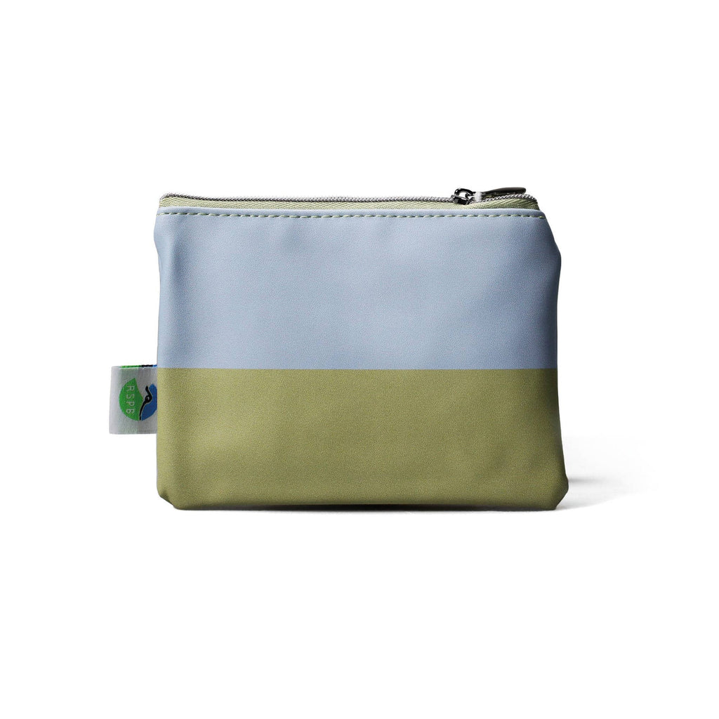 Geldbörse mit Stockentenmotiv und Reißverschluss