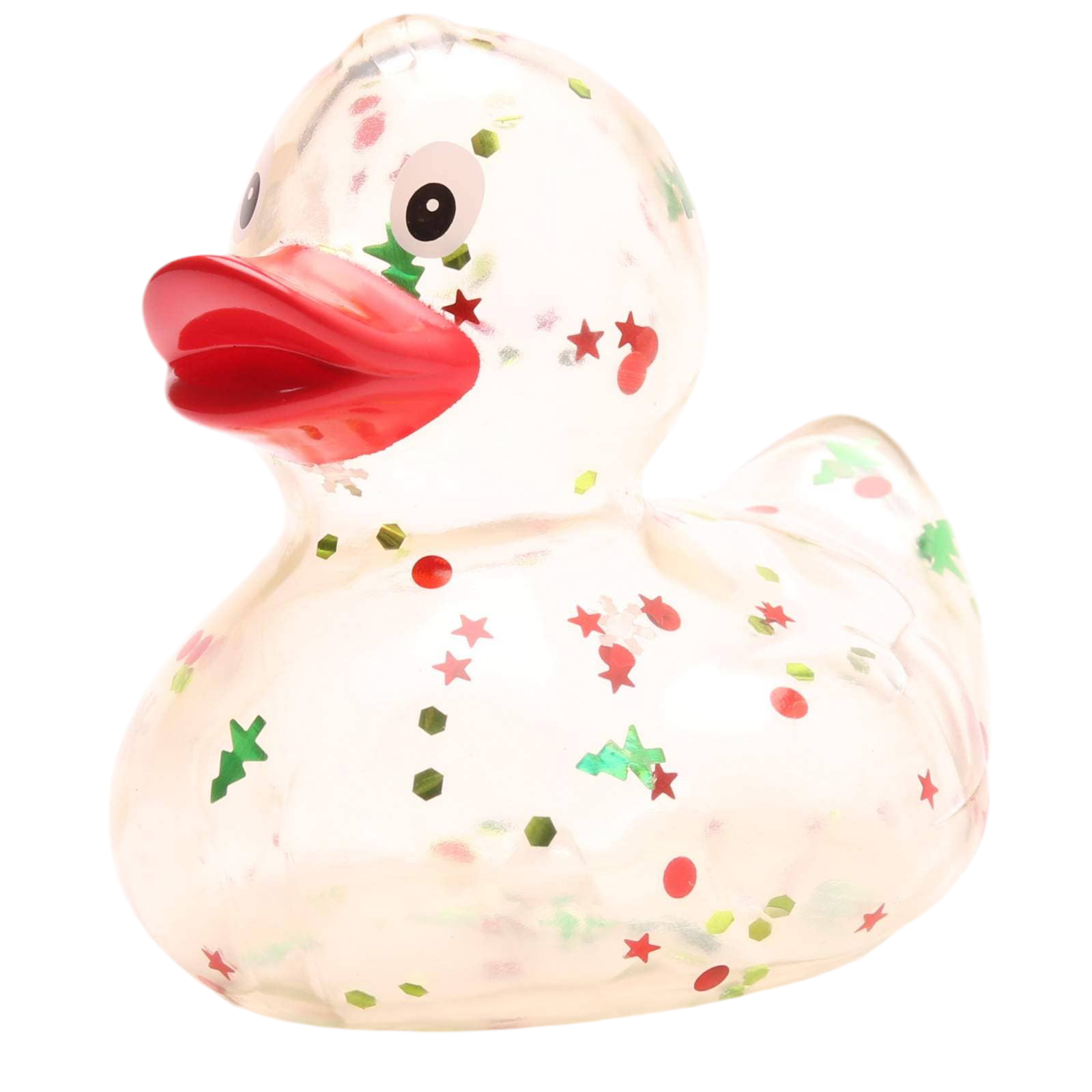 Classic Red Christmas Sequin Duck