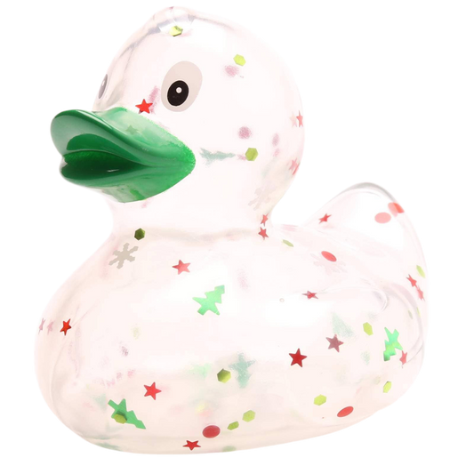 Canard Classique à paillettes de Noël Vert