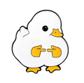 pins-canard-blanc-timide-cdb