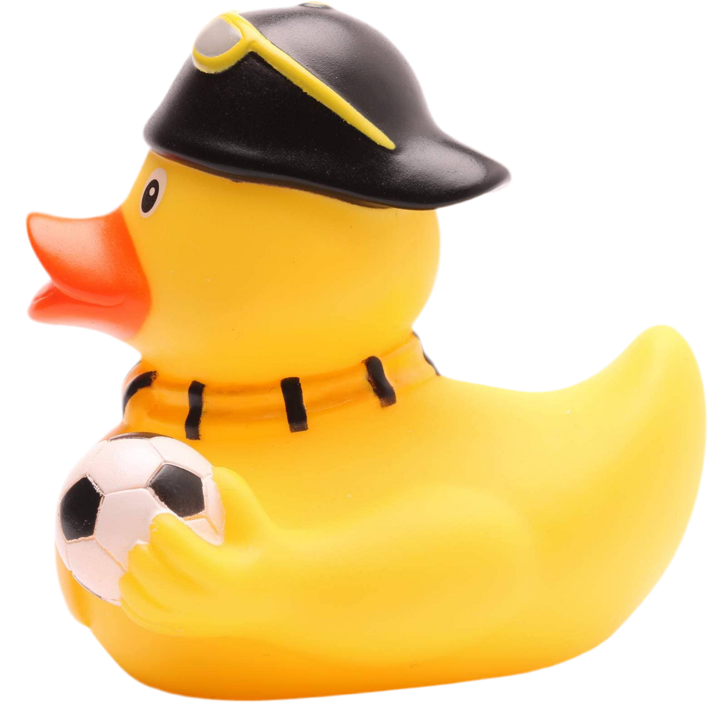 Canard Supporter de Foot Jaune et Noir