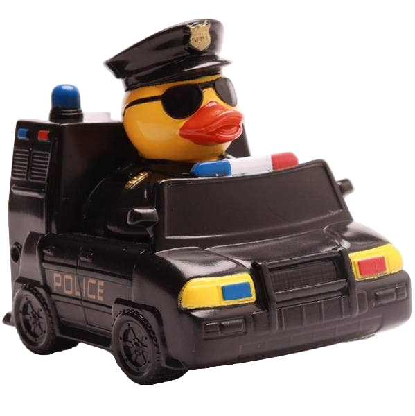 Enten-Polizeiauto