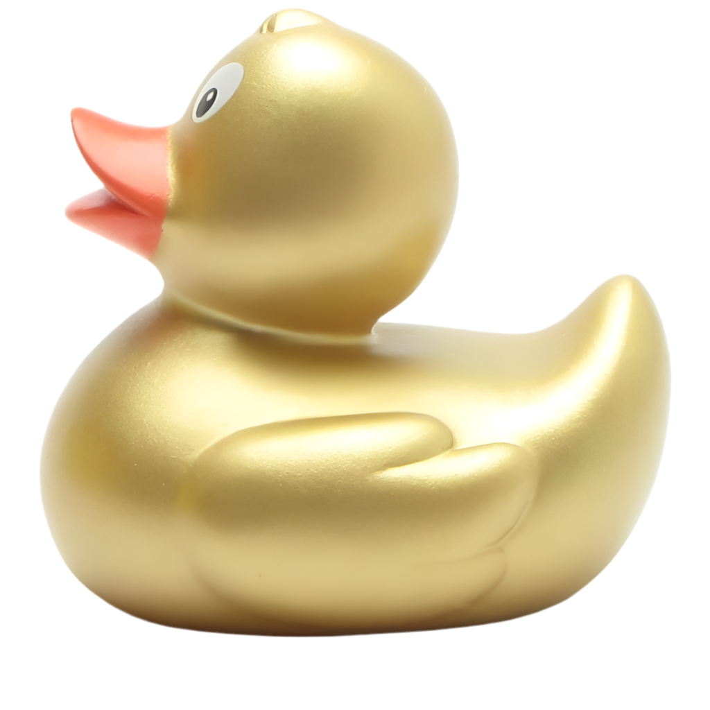 Petit Canard Classique Doré
