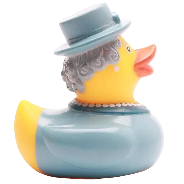 Queen Elizabeth II Duck - Blue