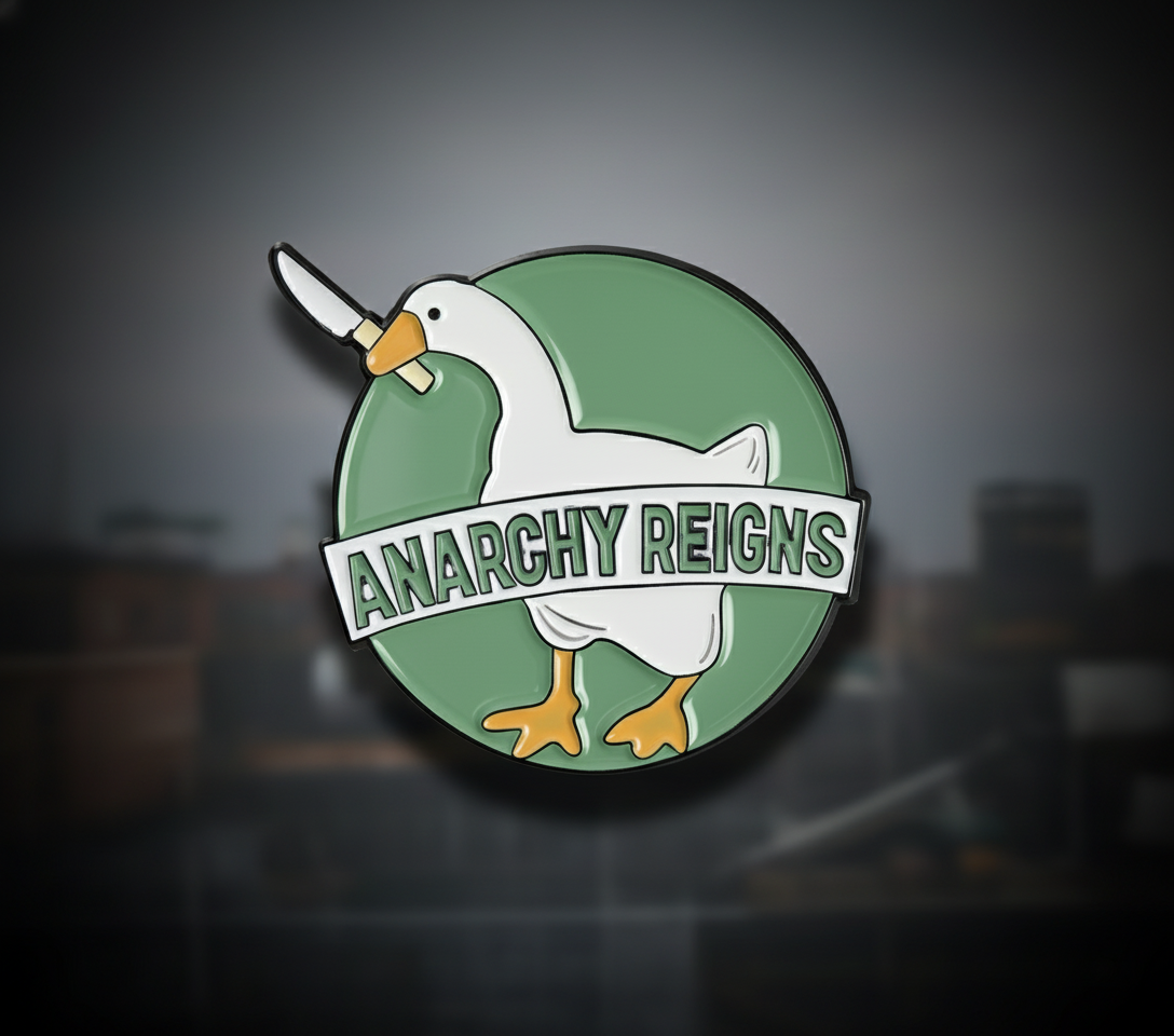 White Duck Pin "Anarchy Reign"