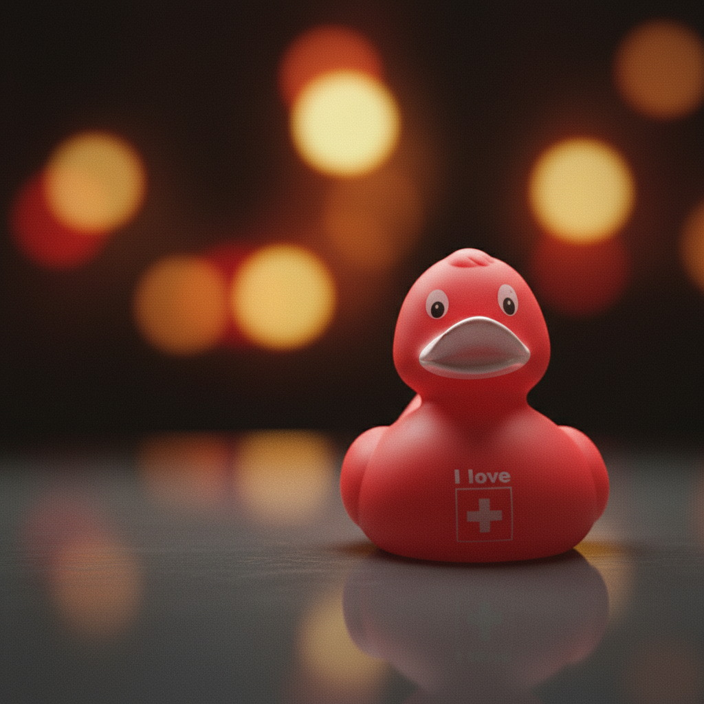 Ente, ich liebe die Schweiz