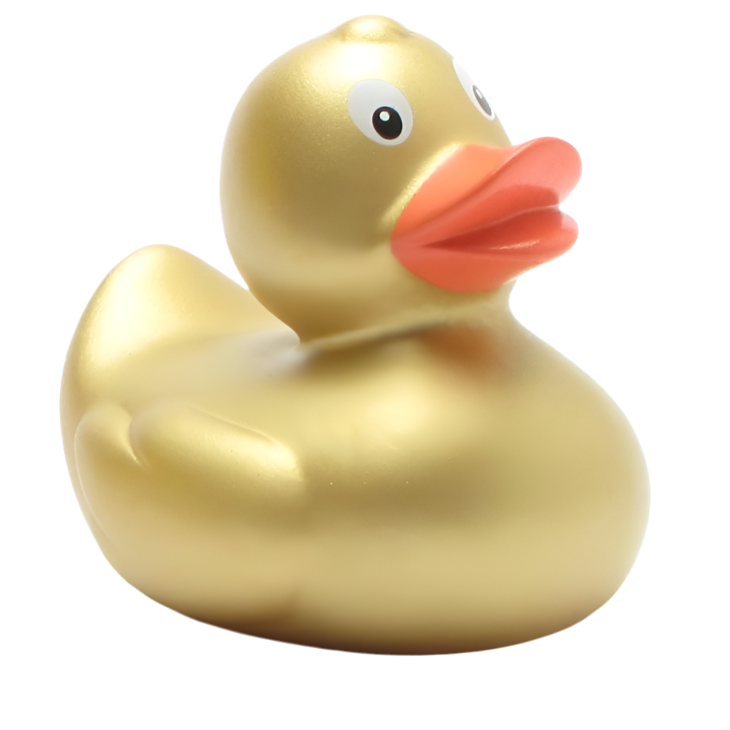 Petit Canard Classique Doré